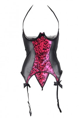 Корсет из стрейч-кожи
