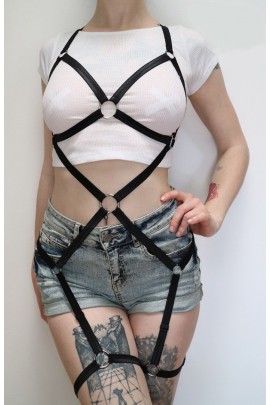 Эластичная портупея на тело