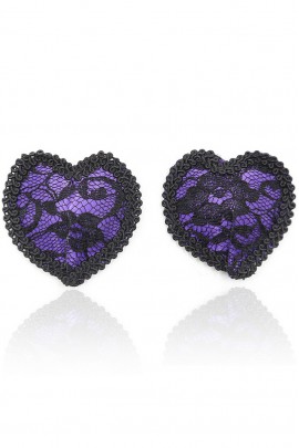 Pestisi purple color on chest with guipure