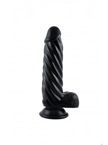 Фаллоимитатор Helix Cock Black, 21х4,5 см