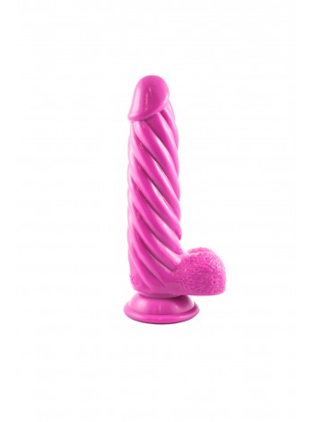 Helix Cock Violet dildo, 21x4.5 cm