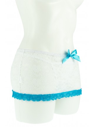 Белый пояс для чулок  Plow 