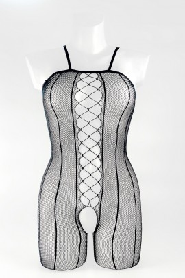 Черный боди-комбинезон  Damali 