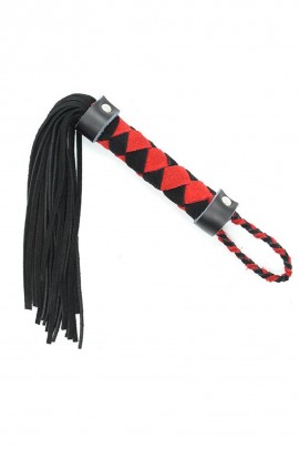Черно-красный флоггер  30 tails 