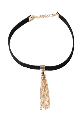 Choker on the neck of shains