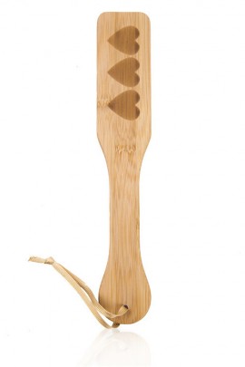 Деревянный паддл с сердечками