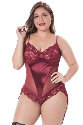 Sexy underwear with garters for Gerda stocking