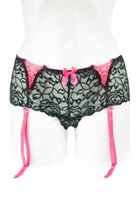 Мереживні трусики з підв'язками