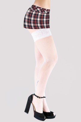 Білі панчохи-сітка Lores  Royal 