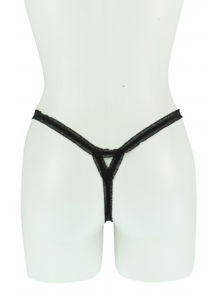 Черные стринги Mystique