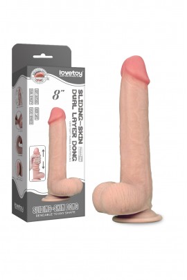 Фаллоимитатор Sliding Skin Dual Layer Dong 23 см