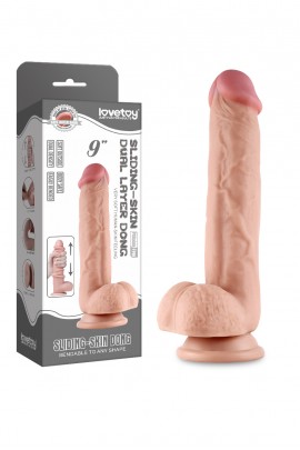 Фаллоимитатор Sliding Skin Dual Layer Dong 24,5 см