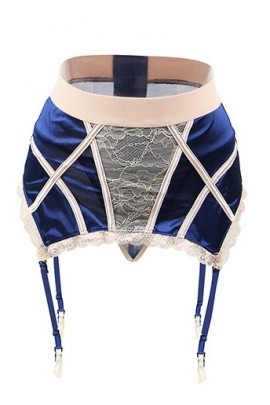 Пояс для чулок синего цвета (с дефектом)