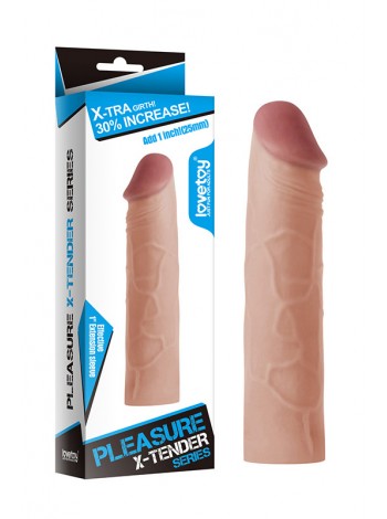 Удлиняющая насадка Pleasure X Tender Penis Sleeve