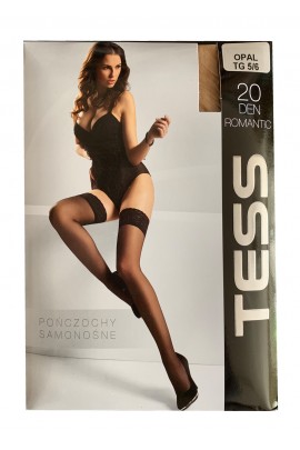 Бежеві панчохи великого розміру Tess Romantic