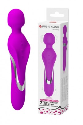 Двосторонній стимулятор з вібратораціей Pretty Love  Murray 