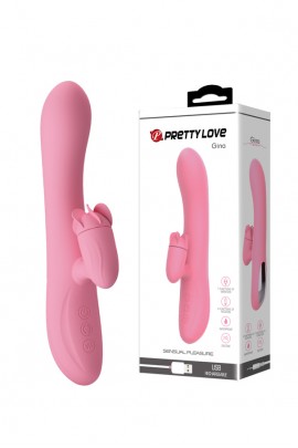 Vibrator with clitoral rotating stimulant Pretty Love Gina