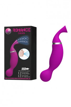 Вакуумный вибростимулятор Swan Romance 2 в 1