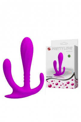 Силиконовый анально-вагинальный стимулятор Edgar