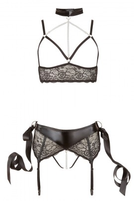 Откровенный комплект белья Bra Set Bondage