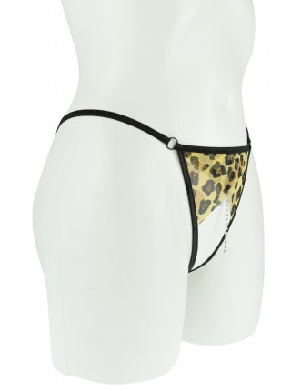 Leopard Thongs with Softline Cut