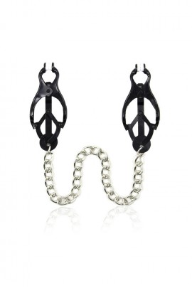 Металлические зажимы для сосков с цепочкой