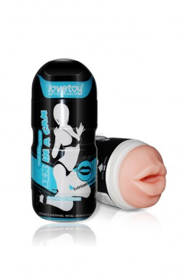 Мастурбатор в колбе Sex In A Can Mouth