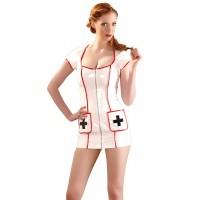 Эротичный лаковый костюм медсестры