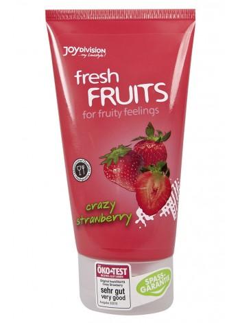 Лубрикант смазка - freshFRUITS  Crazy Strawberry , 150 мл