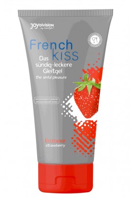 Съедобный лубрикант смазка - Frenchkiss Клубника 75 мл
