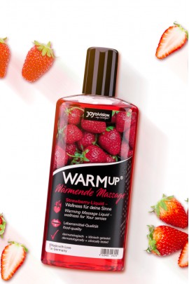 Разогревающее массажное масло - WARMup strawberry, 150 мл bottle