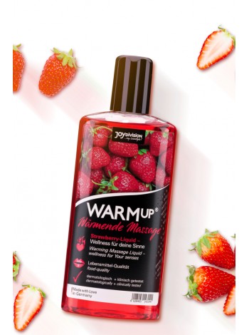 Разогревающее массажное масло - WARMup strawberry, 150 мл bottle