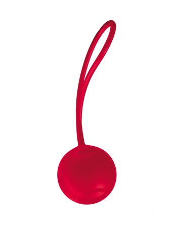 Силиконовый вагинальный шарик - Joyballs single, red