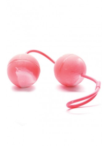 Вагинальные шарики - Marbilized Duo в розовом цвете