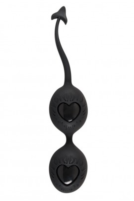 Вагінальні кульки - Love Balls в чорному кольорі