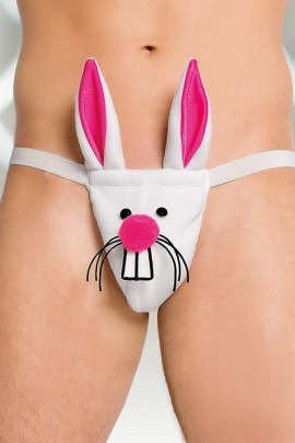 Funny male thong bunny