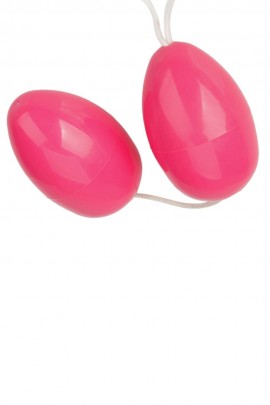 Intimate egg-shaped balls