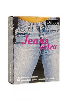 Ребристі і шиповані насадки - Rilaco Jeans extra 4 шт.