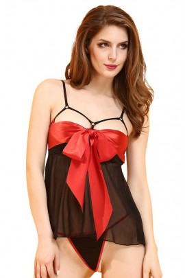 Пеньюар з бантом