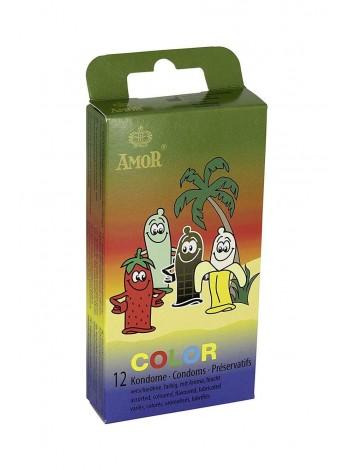 Colored AMOR nozzles with aroma, 12 pcs