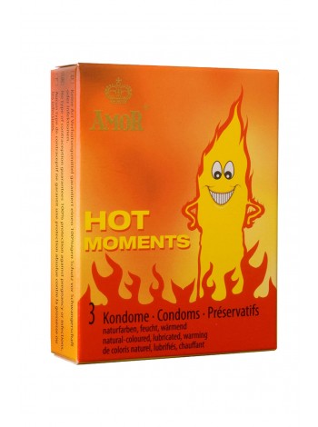 Стимулюючі насадки Amor Hot moments, 3 шт