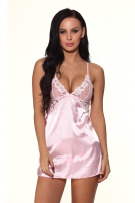 Gentle pink peignoir