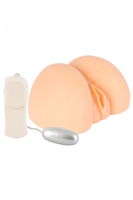 Мастурбатор с вибропулей - Nature Skin Doggy-Style