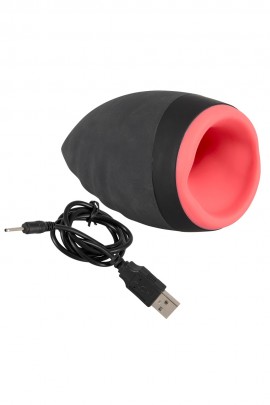 Heated Vibro Masturbator - Sweet Smile Warming