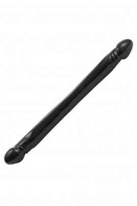 Double Double Double Dildo Black XL Double