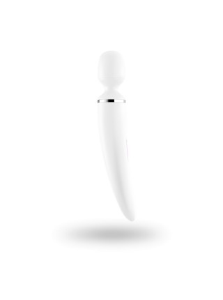 Wobmer massager Satisfyer Wand-Er Woman (White / Chrome)