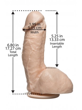 Фалоімітатор з еякуляцією Doc Johnson The Amazing Squirting Realistic Cock