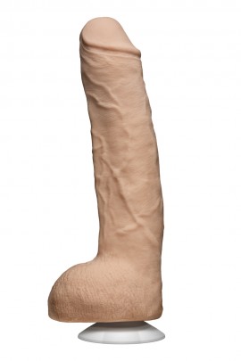 Realistic doca driver Doc Johnson John Holmes White - Ultraskyn