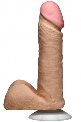 Фаллоимитатор с мошонкой Doc Johnson The Realistic Cock 6 inch White - ULTRASKYN