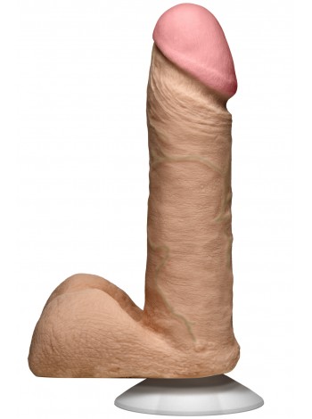 DOKLOYMITTER WITH MOSHNICAL DOC JOHNSON THE REALISTIC COCK 6 INCH WHITE - ULTRASKYN